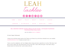 Tablet Screenshot of leahtackles.com